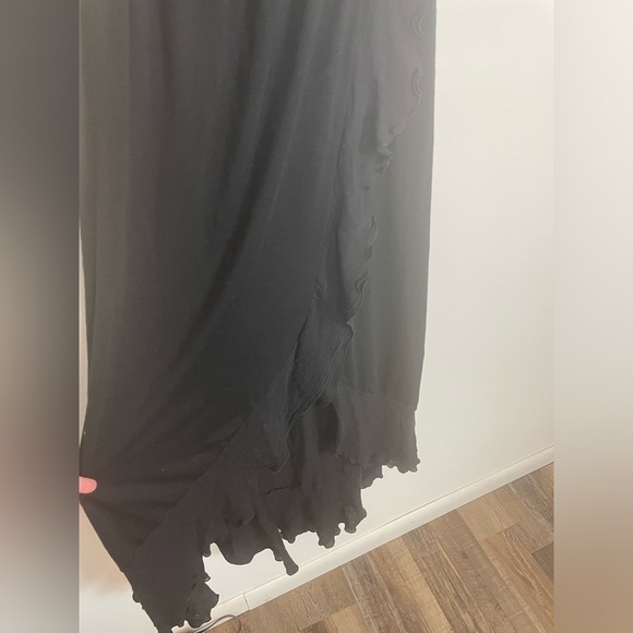 Black Maxi Summer Dress Medium - Picture 3 of 6